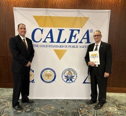 Bill-Walsh-w-Chief-Colditz-at-CALEA-accreditation