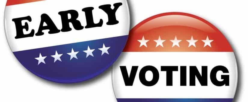 Yes, early voting is open June 20