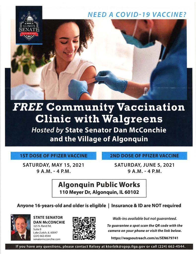 Free Covid-19 Vaccination Clinic - Village of Barrington Hills