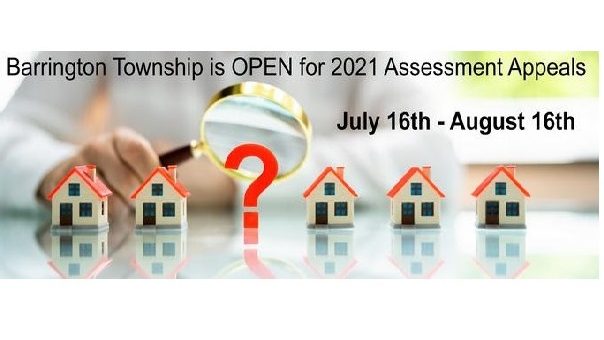 Barrington Township Open for Appeals
