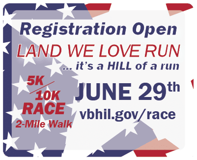 picture suggesting you should register for 5k 10k on June 29th