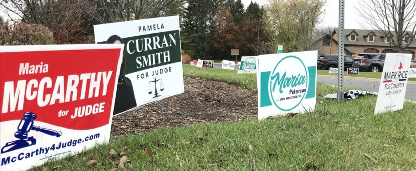 Campaign Signs are Recyclable