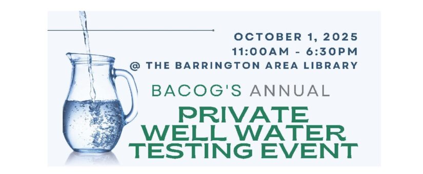 Private Well Test Kit Pick Up Begins Sept. 15
