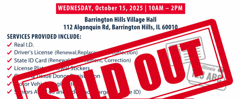 CAPACITY REACHED: Mobile DMV Event