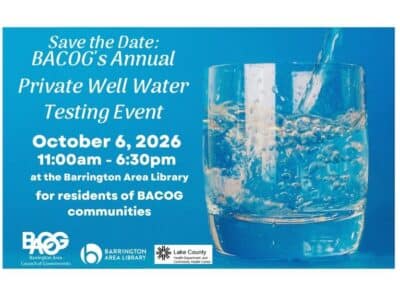 Save the Date BACOG’s Annual Private Well Water Testing Event (1)